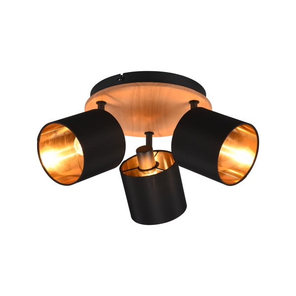 Fekete-natúr színű spotlámpa ø 12 cm Tommy – Reality-image-2