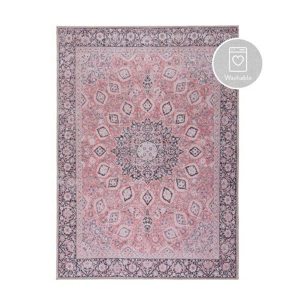 Rózsaszín mosható szőnyeg 80x150 cm FOLD Somerton – Flair Rugs
