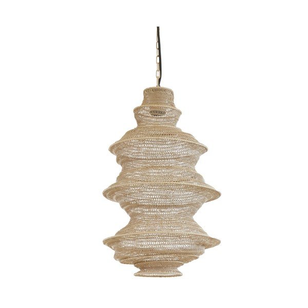Bézs fém függőlámpa Nakisha – Light & Living
