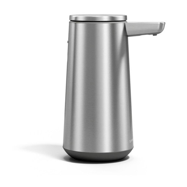 Matt ezüstszínű automata rozsdamentes acél szappanadagoló 296 ml – simplehuman-image-4