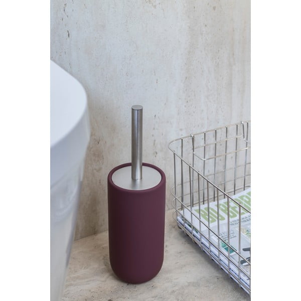 Sötétlila kerámia WC-kefe Lotus Play – Mette Ditmer Denmark-image-1