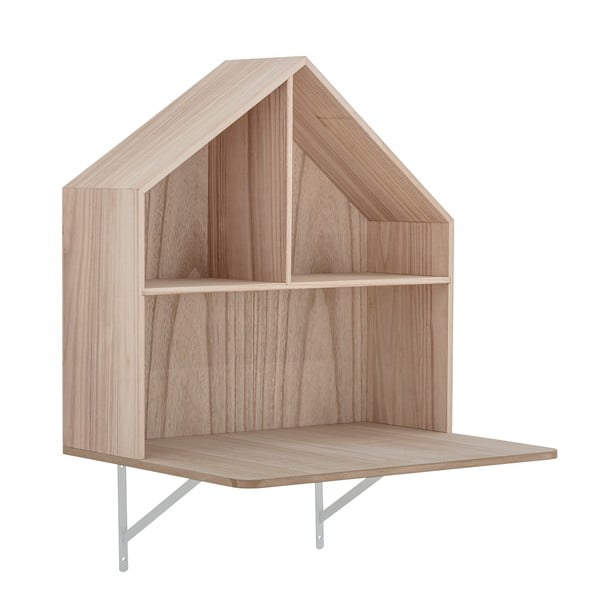 Gyerek fali könyvespolc tömör paulownia fából 61x61 cm Lai - Bloomingville Mini-image-2