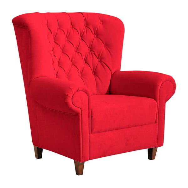 Recliner Vicky Velour Red piros fotel - Max Winzer