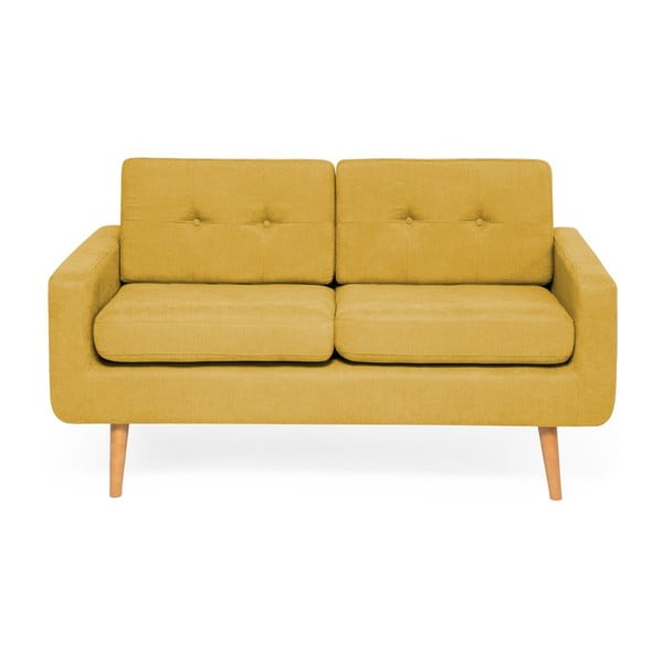Ina sárga kanapé, 143 cm - Vivonita