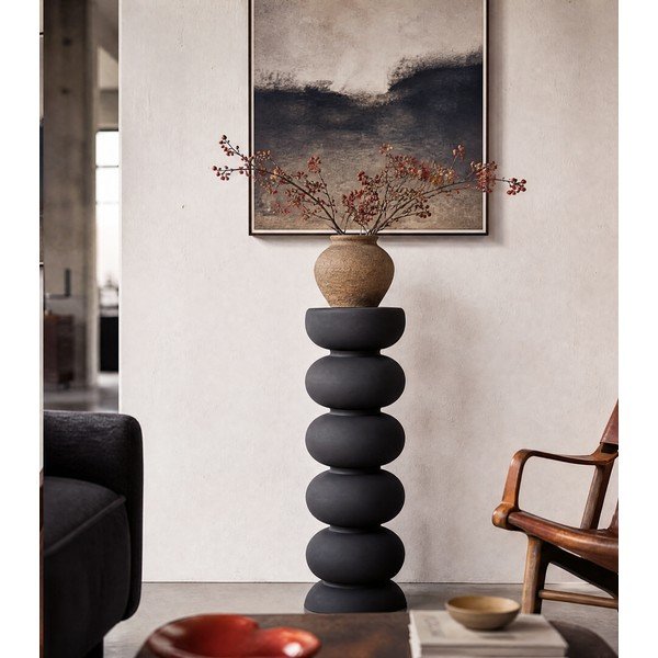 Fém kerek tárolóasztal ø 35 cm Kobodo – Light & Living-image-1