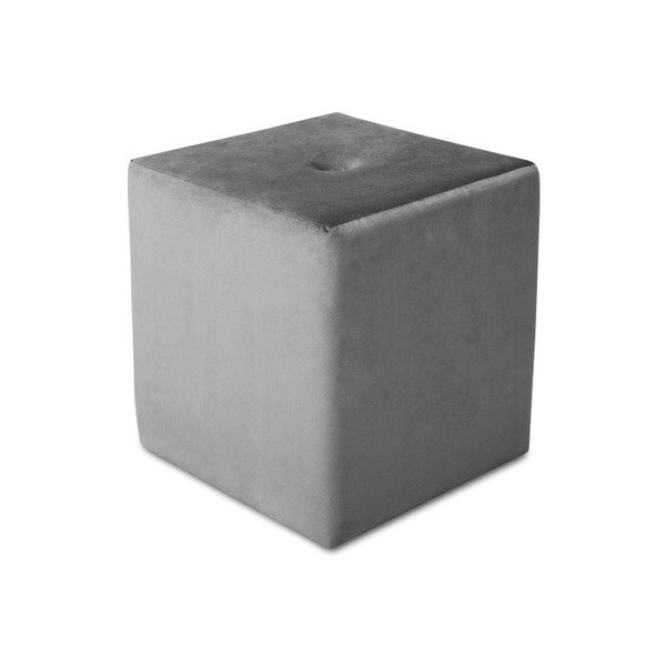 Margaret világosszürke puff, 40 x 45 cm - Mazzini Sofas-image-3