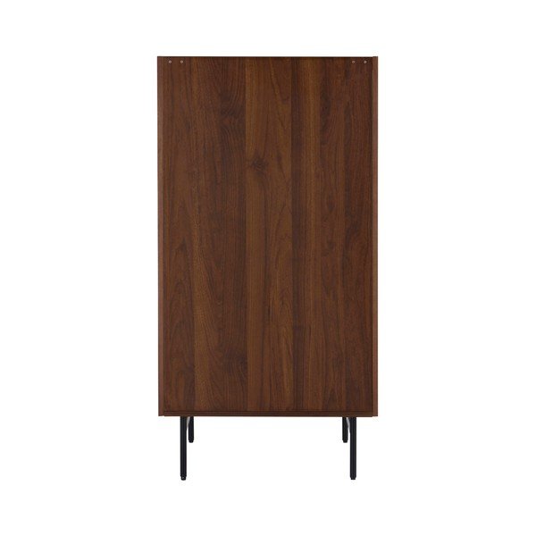 Sötét natúr színű komód diófa dekorral 60x118,5x45 cm Örgryte – Jotex-image-3