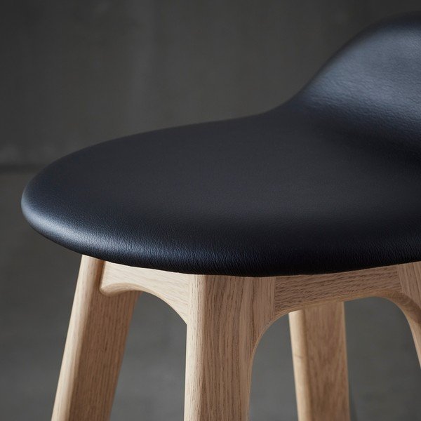 Bőr forgó bárszék 86 cm Buck – Hammel Furniture-image-1