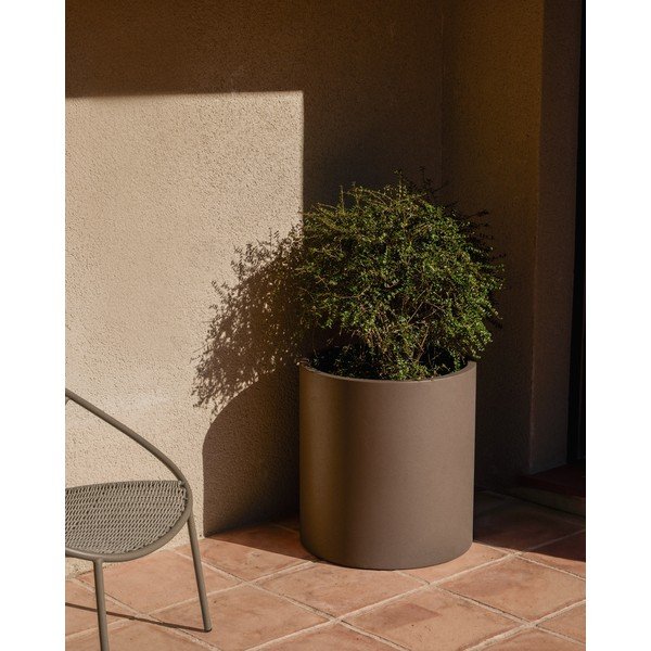Beton kaspó ø 52 cm Aiguablava – Kave Home-image-1
