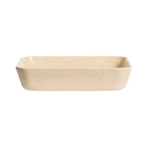 Bézs kő mosdókagyló 55x35 cm Darnen – Kave Home