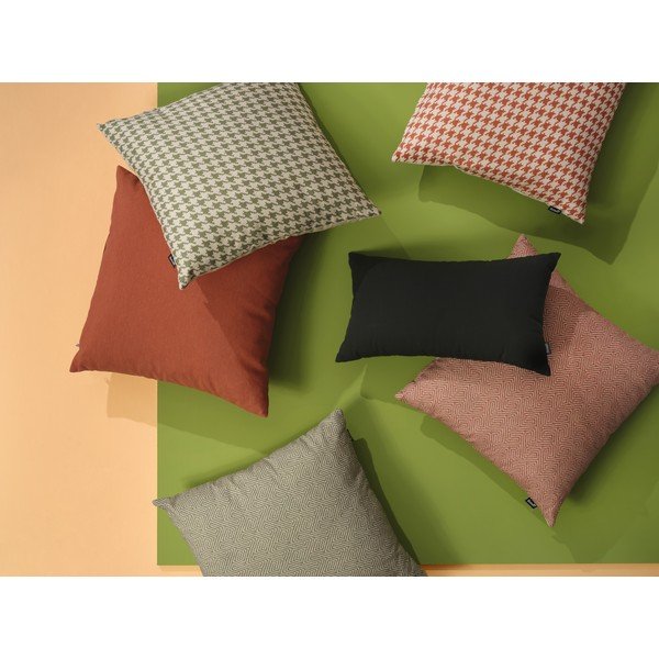 Poule narancssárga-fehér kültéri párna, 50 x 50 cm - Hartman-image-3