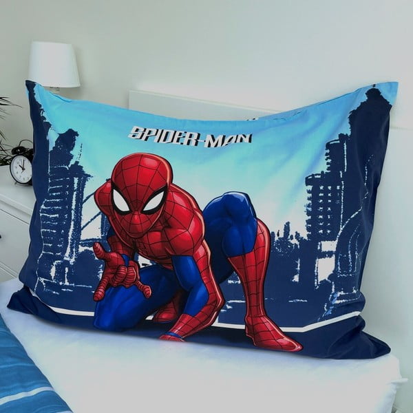 Kék egyszemélyes pamut gyerek ágyneműhuzat 140x200 cm Spider-man "Blue" – Jerry Fabrics-image-3