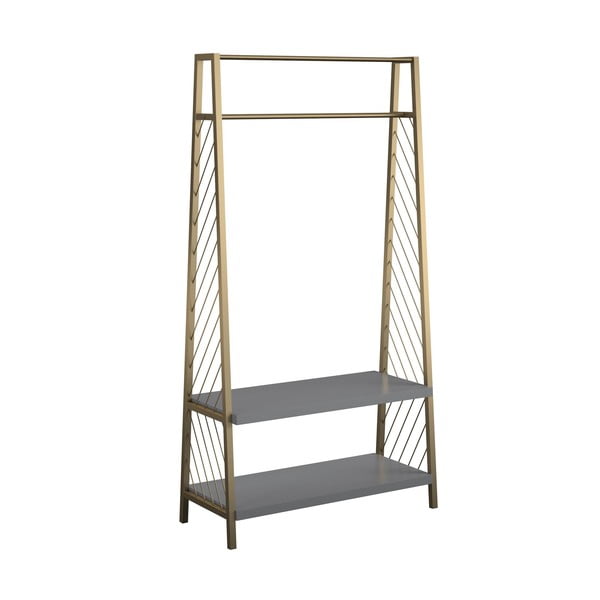 Brielle szürke-aranyszínű előszoba bútor - CosmoLiving by Cosmopolitan-image-2