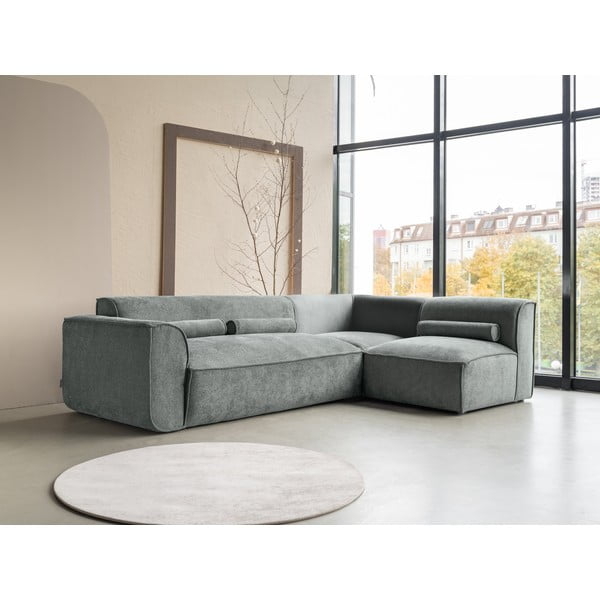 Világoszöld sarokkanapé (jobb oldali) Flex Felix – Miuform-image-3