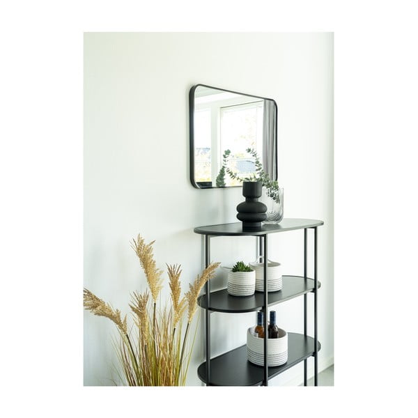 Világosszürke üveg váza (magasság 19 cm) – House Nordic-image-2