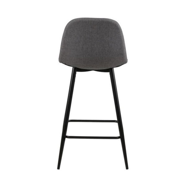 Világosszürke kárpitozott bárszék szett 2 db-os (ülésmagasság 65 cm) Wilma – Actona-image-4