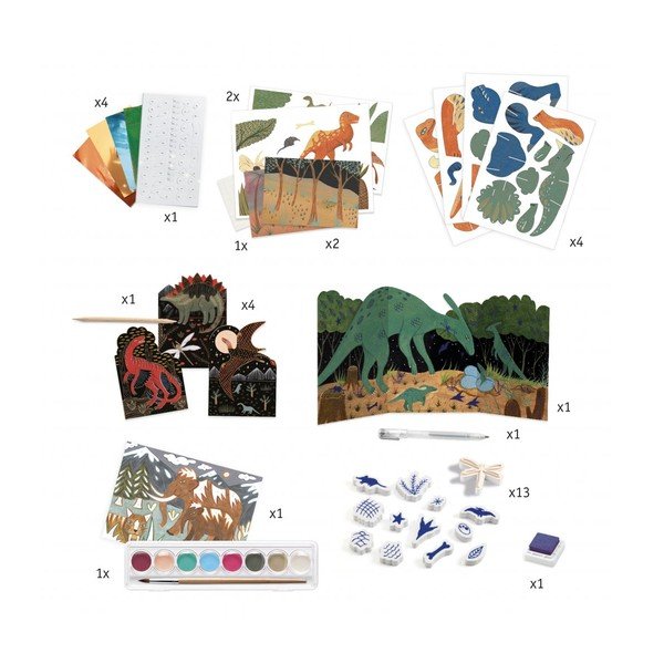 Dinoszauruszok kreatív szett - Djeco-image-2