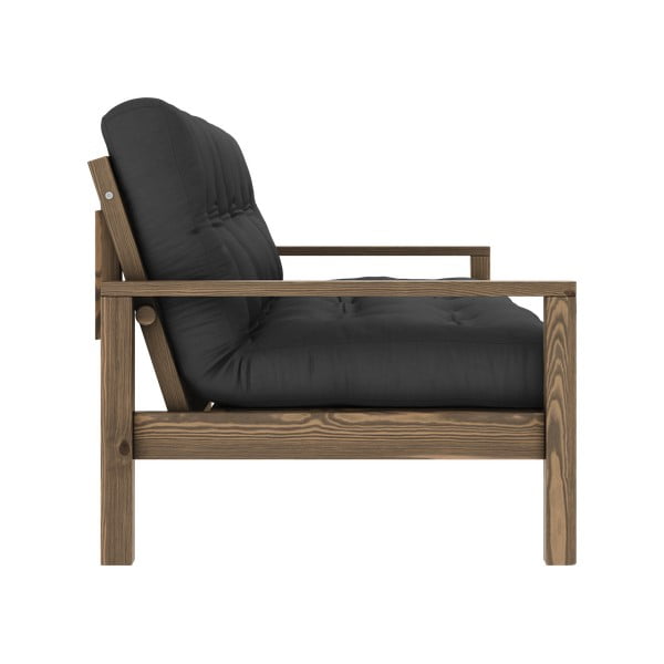 Sötétszürke kinyitható kanapé 205 cm Knob – Karup Design-image-4