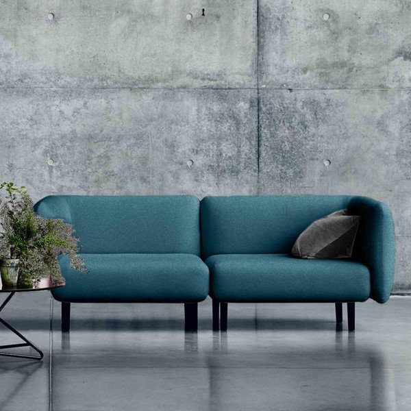 Elle türkiz kanapé, 230 cm - Softline-image-1