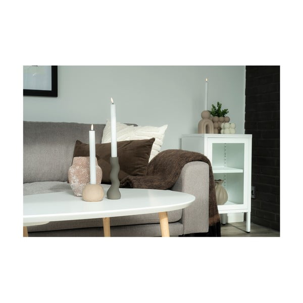 Fehér fém tálalószekrény 38x70 cm Dalby – House Nordic-image-4