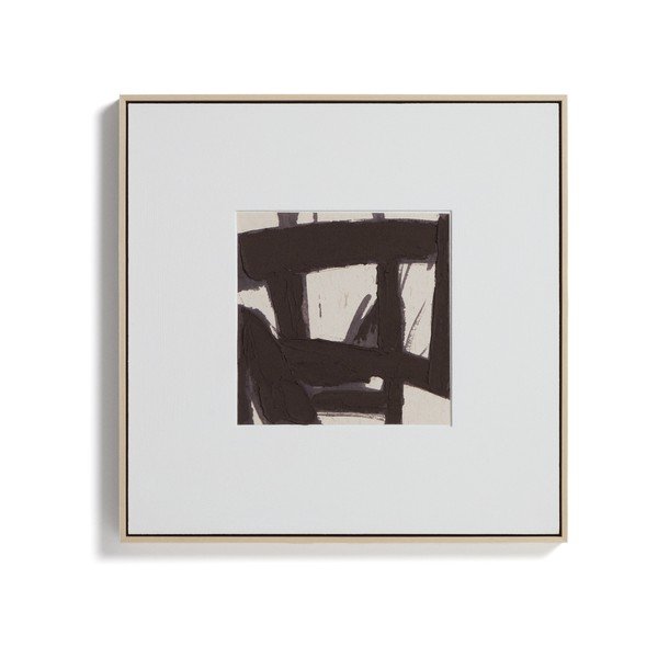 Kézzel festett keretezett-vászon kép 60x60 cm Arilan – Kave Home-image-3