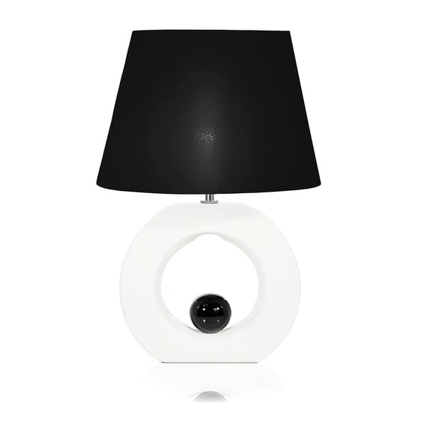 Circle fekete-fehér asztali lámpa - Globen Lighting