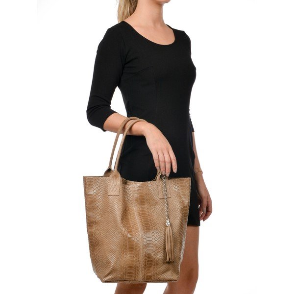 Lola barna shopper táska - Renata Corsi-image-4