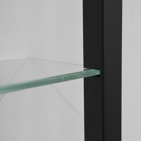 Fekete többszintes fém fali polc 46 cm Cubic – Spinder Design-image-3