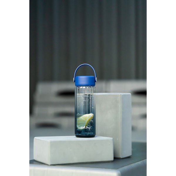 Kék üveg ivópalack 350 ml Fuori – Vialli Design-image-4