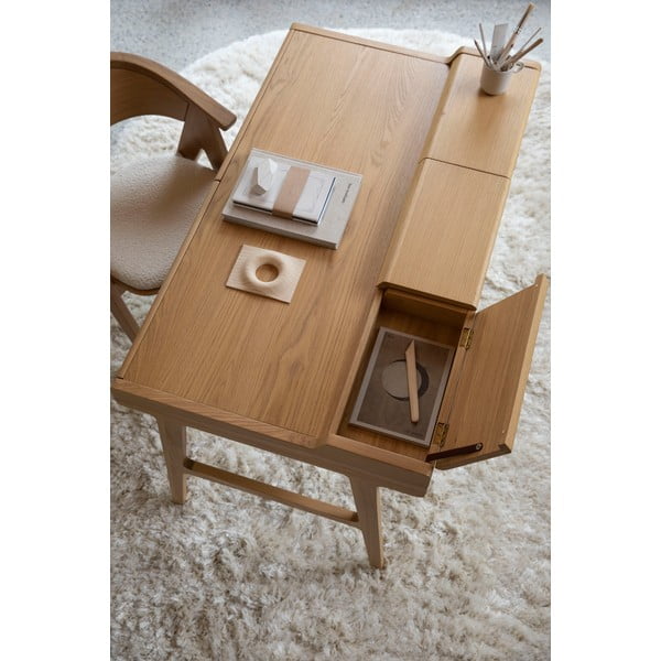 Szekreter típusú íróasztal 70x120 cm Kaat – Zuiver-image-3