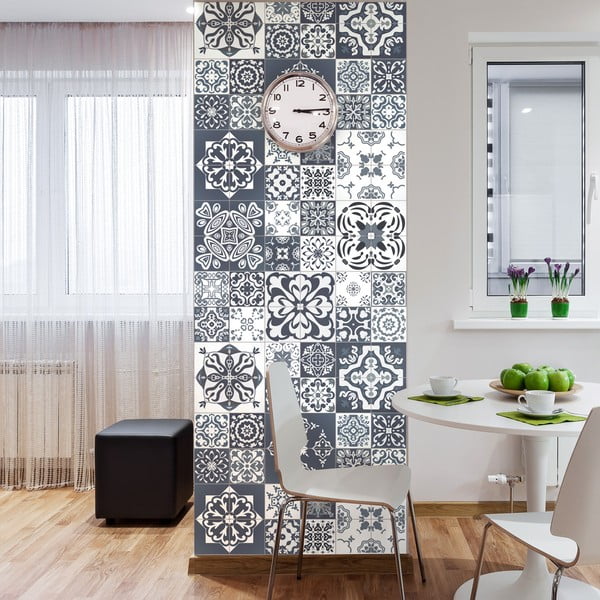 Tanoura Simple 60 db-os dekorációs falmatrica szett, 15 x 15 cm - Ambiance