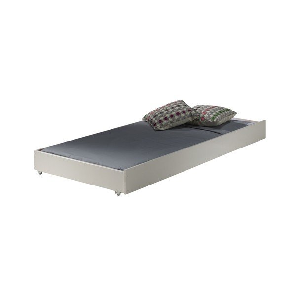 Fehér emeletes borovi fenyő gyerekágy tárolóhellyel 90x200 cm SCOTT – Vipack-image-3