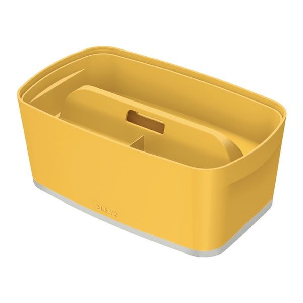 Cosy sárga fedeles tárolódoboz, 5 l - Leitz-image-4