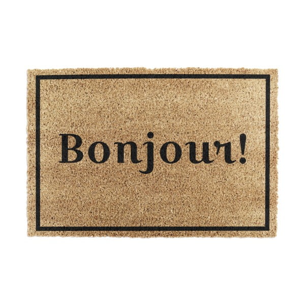 Kókuszrost lábtörlő 40x60 cm Bonjour – Artsy Doormats