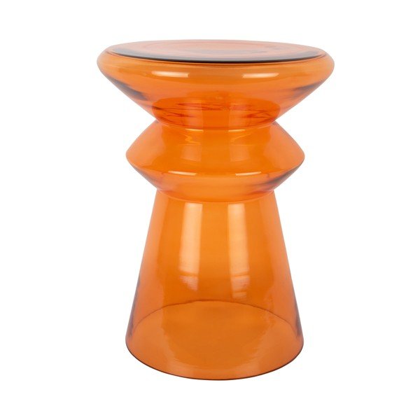 Üveg kerek tárolóasztal ø 32 cm Amarre  – Leitmotiv