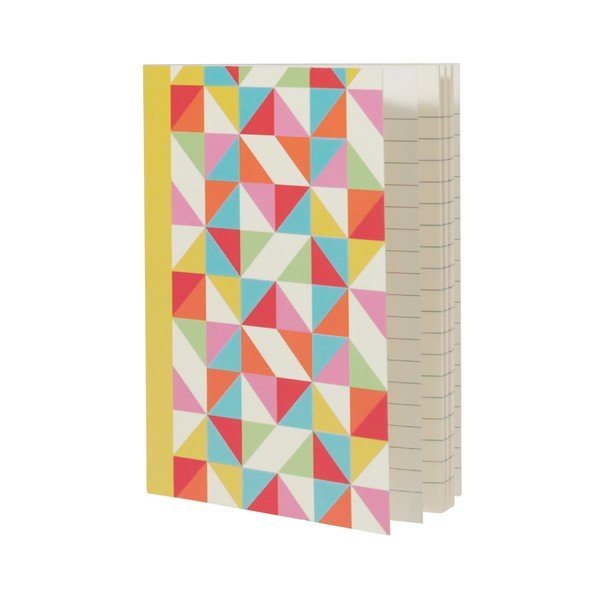 Multicolour Geometric jegyzetfüzet, A6 - Rex London-image-1