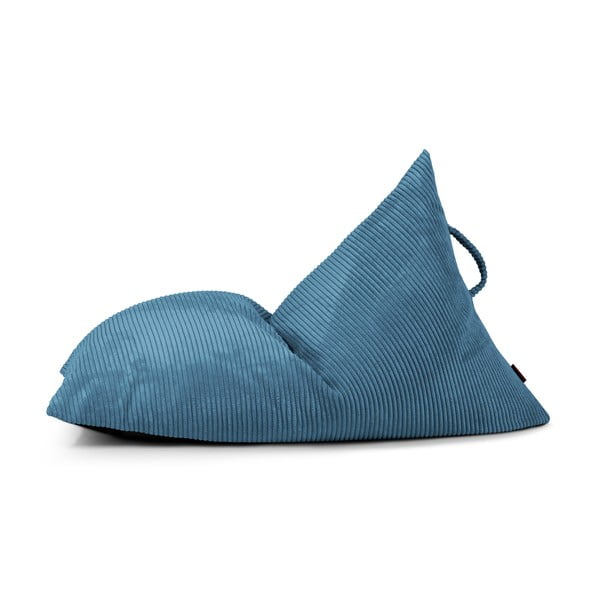 Kék kordbársony gyerek babzsákfotel Razzy – SLOWDOWN