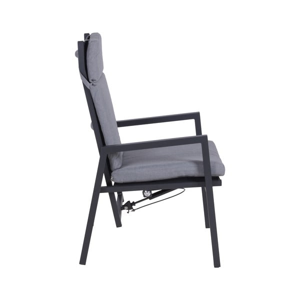 Szürke fém kerti szék Sintra – Garden Pleasure-image-2