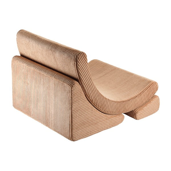 Barna kordbársony gyerek fotel Moon – Wigiwama-image-2