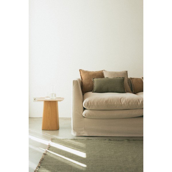 Khaki kézi szövésű pamut szőnyeg 200x300 cm Handloom – Lorena Canals-image-1