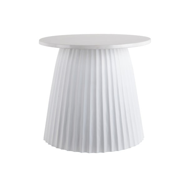 Fehér márvány kerek dohányzóasztal ø 45 cm Luscious – Leitmotiv