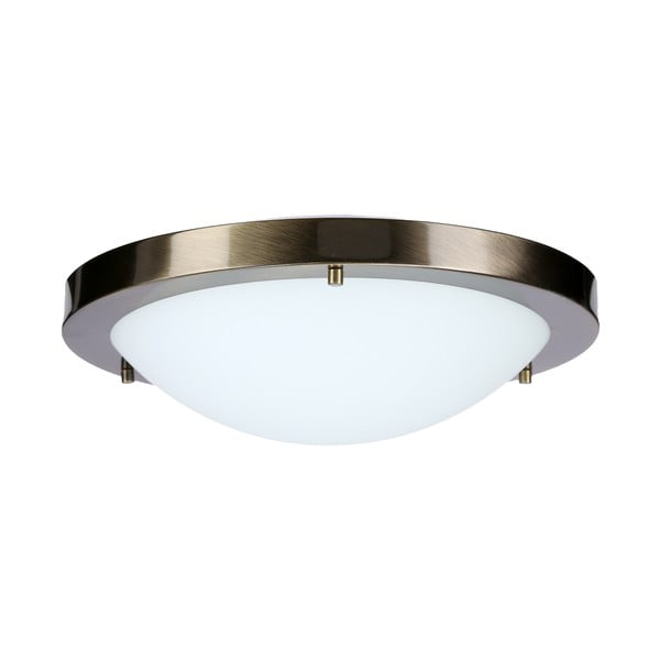 Bronzszínű mennyezeti lámpa üveg búrával ø 18 cm Aquila – Candellux Lighting