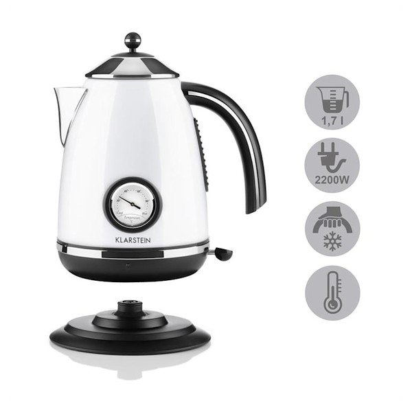 Aquavita Chalet fehér vízforraló - Klarstein-image-3