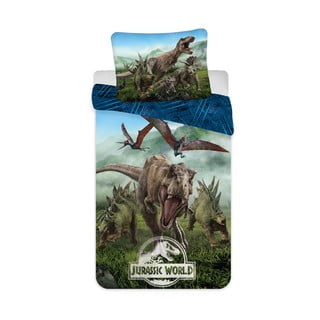 Jurassic Park pamut gyerek ágyneműhuzat, 140 x 200 cm - Jerry Fabrics