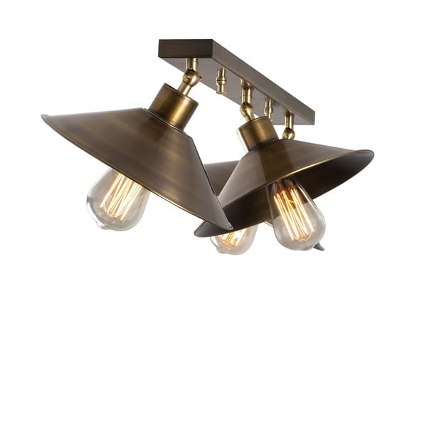 Bronzszínű mennyezeti lámpa fém búrával ø 24 cm Berceste – Opviq lights-image-1