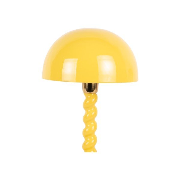 Sárga asztali lámpa fém búrával (magasság 39 cm) Prisa – Leitmotiv-image-2