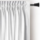 Fehér bársony dimout (részleges sötétítő) függöny 140x270 cm Pleat – Restilo