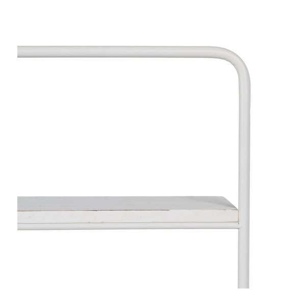 Fehér többszintes fém fali polc 51 cm – Ixia-image-1