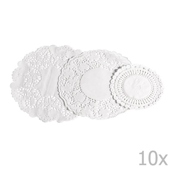 Papír tányéralátét készlet 30 db-os 26x26 cm Doilies – Premier Housewares