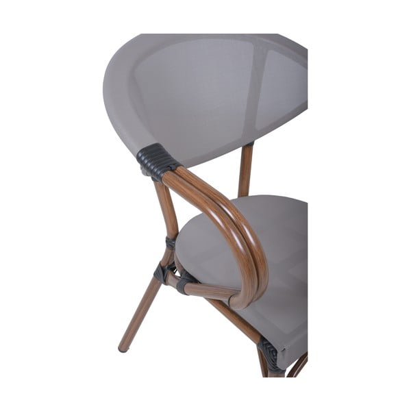 Bézs fém kerti szék Toskana – Garden Pleasure-image-2